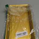 Vintage Farmhouse Decor Metal Vanity Tray(2 Pack),Countertop Guest Hand Towel Storage Organizer Tray Dispenser, Sturdy Holder for Perfume,Cosmetics, Jewelry, Makeup Bathroom Organizer,Gold