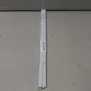 Uxcell 4Pcs Cabinet Door Protector, 18" x 1/2" PVC Edge Guard Slip-on Drawer Edge Protector for 3/16"- 3/8" Thick Kitchen Cabinets Door, White