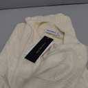 PRETTYGARDEN Long Sleeve Cable Knit Long Cardigan for Women 2026 Spring Winter Chunky Open Front Button Sweaters with Pockets (X-Large, Off-white)