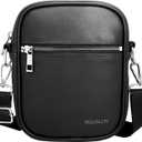 Small Crossbody bag for men shoulder bag mens purse satchel Pu leather messenger bag