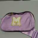 Gitus Birthday Gifts for 8 9 10 11 12 13 Year Old Girls Personalized Fanny Pack Crossbody Bags with Initial Letter Patch Belt Bag for Teen Girls Cute Trendy Stuff Travel Essentials (Lavender-M)