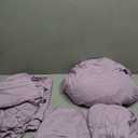 Bedsure King Size Sheets Set, Cooling Sheets for Hot Sleepers, Rayon Derived from Bamboo, PureWoven, Breathable & Soft, Deep Pocket Up to 16 Inches, Hotel Luxury Silky Bedding, Lilac