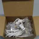 Christmas Village Lights with 12 LED Warm-White Bulb,Decoration for Christmas Village Houses, Snow Village Lights,Pumpkin Crafts Halloween Holiday Decoration,C7 Village Light Cord with Clips