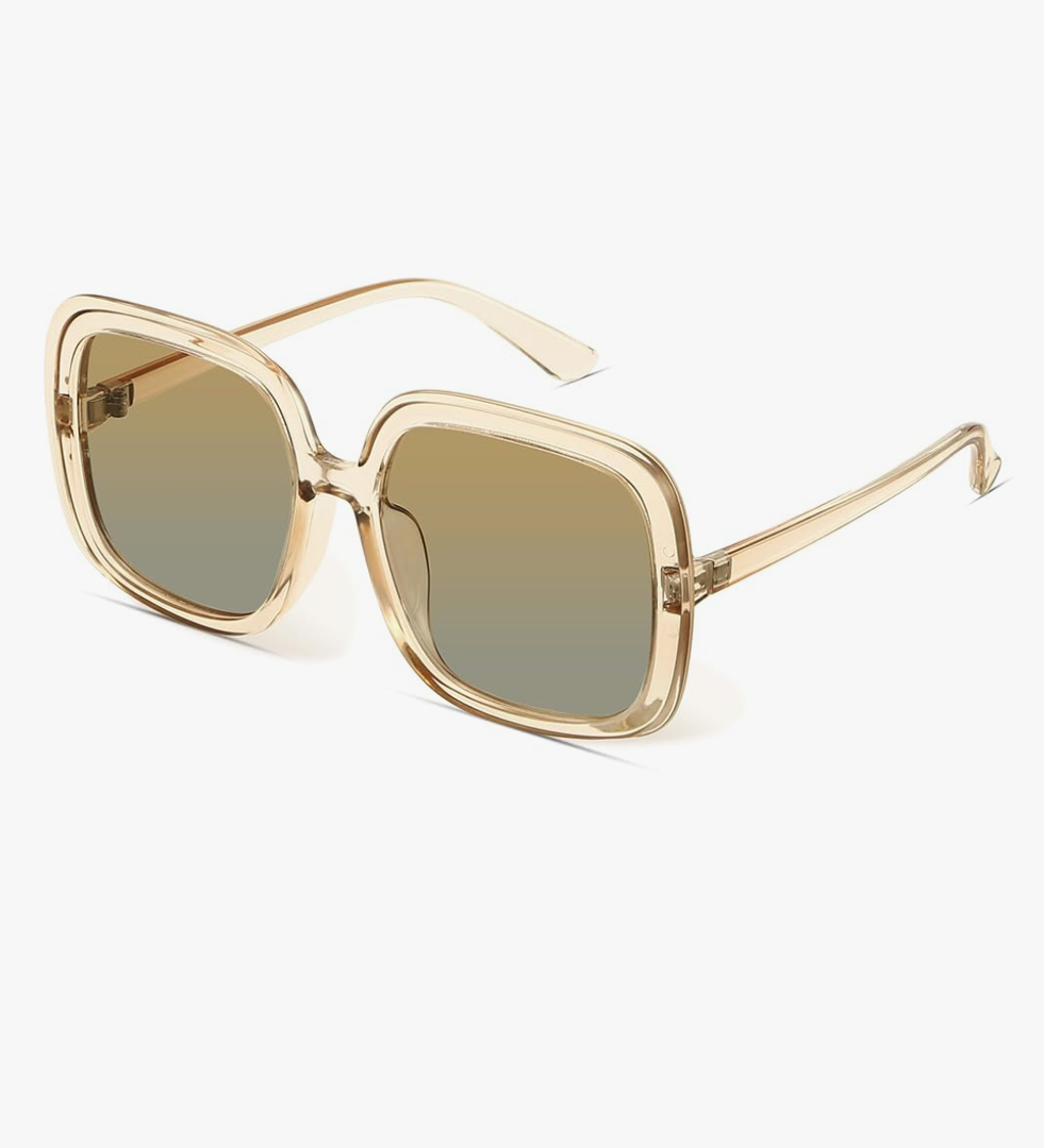 miyya Oversized Polarized Sunglasses Women, Trendy Retro Sun Glasses for Women 2025, Oversized Shades