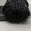 Plastic Wire Mesh Fence Black 15.7IN x 20FT Roll - Ideal for Plants, Poultry, Dog Barrier & Gardening - 0.3" Hole Durable Plastic Chicken Wire Mesh - Versatile Fencing & Garden Netting Solution