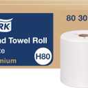 Tork Roll Hand Towel White H80, Premium, 6 rolls, 8030630