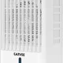 Garvee Evaporative Air Cooler, 10L (2.6Gal) Portable Cooler Fan with TOUCH SCREEN & Remote Control, 3 Speeds & 3 Modes, LED Display, Ice Packs & Casters Included, for Bedroom, Office, Home