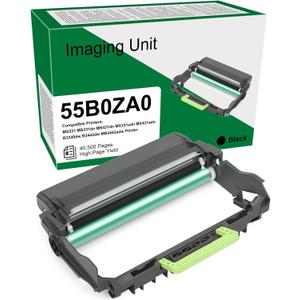 55B0ZA0 Black Imaging Unit MS331 Imaging Unit Compatible Lexmark MS331 MS331dn MS431dn MX331adn MB3442adw XM1342 M1342 MB3442i MX431adn B3340dw B3442dw Printer Drum Unit