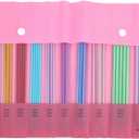 KooingTech 55PCS Double Pointed Knitting Needles Set, 2.5mm-6.0mm Knitting Needles, Aluminum Alloy Needle Point Suitable for Daily Household Weaving and Handcraft Enthusiasts