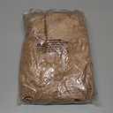 UMINEUX Round Fitted Vinyl Tablecloth with Elastic Edged & Flannel Backing, Waterproof Wipeable Round Table Cover for Indoor Outdoor Patio Use - Fits Tables up to 45" - 56" Diameter(Wood)