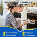 WB44T10060 Electric Range Oven Bake Element Compatible with GE JB620SR4SS JS660EL2ES JBS60RK1SS, WB44X45494 240V 2585W Oven Bake Heating Element Replace AP533118 2304534 AH3506764 EA3506764 PS3506764