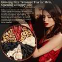 Ginseng Six Treasure Tea Herbal Tea for Kidney Support & Detox Traditional Chinese Formula with Mulberry 90 Tea Bags (EXP 03/31/27)