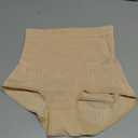 Tummy Control Shapewear Panties for Women-High Waisted Body Shaper Underwear Seamless Shapewear Panty Girdle (Large, Beige)