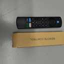 Replacement Firestick Remote Control Fit for Fire Smart TV Stick Lite/4K/4K MAX/4K Plus/HD, Smart TV 3rd Gen/TV Cube(1st/2nd/3rd Gen)/TVs Stick(2nd/3rd Gen) with Voice Controller Green hulu Button (black)