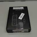 Wireless Dog Fence, Electric Fence for Dogs,Training Collar with Remote Control 3800FT Range, Portable Dog Perimeter Collar with 3 Training Mode Flash Light & Waterproof Matte Black 2 Pack