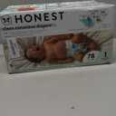 The Honest Company Clean Conscious Diapers for Sensitive Skin | Hypoallergenic, Fragrance Free | Gender Neutral Prints | Club Box, Size 1 (8-14 lbs), 78 Count (Prints May Temporarily Vary) (Above It All + Barnyard Babies)