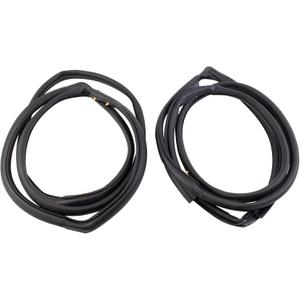 TRQ Door Weatherstrip Seal Kit Compatible with 2007-2018 Jeep Wrangler 2018 Wrangler JK