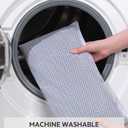 tchdio Waffle Bath Mat Rug, Super Absorbent Non Slip Bath Mats for Bathroom Mat Ultra Soft Bathmat Machine Washable Bathroom Rugs with Tassels, Bath Rugs Beside Tub, 17" x 24" (Dark Grey)