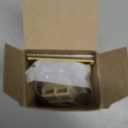 Leviton QuickPort Floor Jack Assembly, Two Blank Inserts, Solid Brass, 41652.0