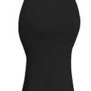 Formal Dresses for Women Evening Party Elelgant Mermaid Cocktail Floor Length Prom Long Dress with Zipper (Black, XL)