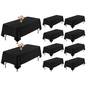 2 Black Table Covers, Oeko Tex Beho 064311 Testex, 60x24"