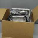 Umigy 8 Pcs Stainless Steel Food Containers 550/850/1400/2400 ml Metal Bento Lunch Box Stainless Steel Food Storage Containers, Lockable Clips to Leak Proof, Reusable Dishwasher Snack Boxes for Work