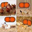 Large Chicken Coop Heater for Winter, 220 Watts Foldable Heat Chicken Heater, Waterproof Radiant Chicks Heaters for Coop, Heater with 2 Heating Plates for Chick Kitten Puppy Pets Animals