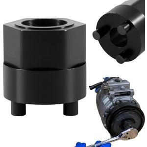 A/C Compressor Clutch Hub Remover Tool 20mm for Drive Hub of Denso Clutchless Compressors 5SE09C 5SE12C 5SEL12C 5SL12C 6SEL14C 6SEL16C 6SEU14C 6SEU16C 7SEU16C 7SEU17C
