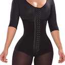 SHAPE CONCEPT Fajas Colombianas Moldeadoras - Tummy Tuck Shapewear for Defined Body (Small, Black Short)