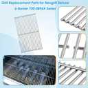Replacement Parts for Nexgrill 720-0896B 720-0896E 720-0896X 720-0896C Deluxe 6-Burner Gas Grills, Cooking Grate, Grill Heat Shield Tent and Burner for Nexgrill Replacement Parts 6 Burner