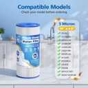 5 Micron 10" x 4.5" Whole House Water Filter Compatible with GE FXHSC
