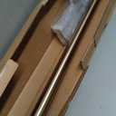 Ivilon Drapery Window Curtain Rod - End Cap Style Design 1 Inch Pole. 48 to 86 Inch Color Warm Gold