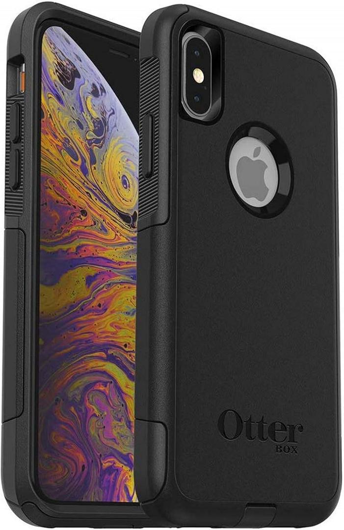 OtterBox Commuter Series Case for iPhone Xs & iPhone X - Non-Retail Packaging - (Black)