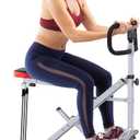 Marcy Squat Rider Machine for Glutes and Quads Workout XJ-6334, Silver & Black