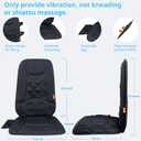 CARSHION 10 Vibration Motors, Massage Seat Cushion with Heat,Back Massager for Chair Back Massager Heated Seat Cover Massage Chair Pad for Pain Relief Home Office Use
