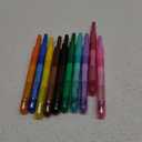 Crayola Clicks Retractable Tip Markers (10ct), Stocking Stuffers for Kids & Toddlers, Cone Tip Washable Art Marker Set, Coloring Book Supplies, No Dry, 3+ (Classics)