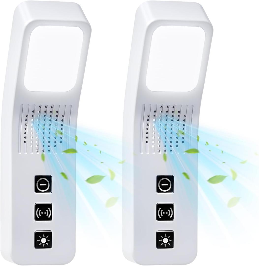 Plug In Air Ionizer for Home,Negative Ion Air Freshener - Air Purifier with Night Light for Room Filterless Mobile Air Cleaner for Odors Smoke for Home,Office(2)