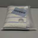 DriftAway Farmhouse Linen Blend Blackout Curtains 84 Inches Long for Bedroom Vertical Striped Printed Linen Curtains Thermal Insulated Lined Treatments for Living Room 2 Panels W40 x72 x 2 Navy