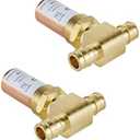 2-Pack EFIELD Water Copper Hammer Arrestor MH-210 Pex-A Expansion 1/2-inch Tee Connection, ASTM F1960,(HAMMER008-2PCS)