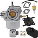 15004-0827 Carburetor With Air Filter & Fuel Pump Fit for Kawasaki FR600V FS600V FS481V FH580V FS541V Engine Carb Replace 15004-0822 15004-7053 15004-0818 15004-7060