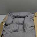 Cooling Elevated Dog Bed for Large Dogs  Waterproof Raised Dog Cot with Slope Headrest, Breathable Teslin Mesh, Durable & Portable Pet Bed for Indoor and Outdoor Use, Grey (43.0"L x 31.0"W x 8.0"Th, light gray)