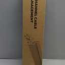 YECAYE 94.2in Cable Management, Cable Organizer,Adhesive Mount Cord Organizer for Desk, Cord Organizer, No-Drill Desk Wire Management for Home Office, Baby proofing, Black