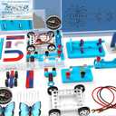 Science Experiment Magnets Set for Kids Electromagnet and Basic Circuit Tools Kit for School Lab Education Physics Projects DIY STEM Kit Educational Toys for Child