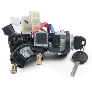 81910-D3110 Ignition Lock Switch Assembly with Keys Fit for Hyundai Veloster, Veloster N 19-21 Tucson 16-21 ElantraGT 18-20 - Fit for Kia Sportage 16-22 Rio 18-23 Ignition Lock Cylinder with Housing