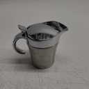 16OZ Gravy Boat Stainless Steel Gravy Warmer Serving Sauce Jug with Lid 450ML