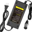 TREE.NB 24V 5A Lead Acid Battery Charger 3-Pin Male XLR Connector for Wheelchair, Pride Mobility Go-Go Elite Traveller, Jazzy Power Chair, Drive Medical, Golden Technologies, Mongoose, Rascal