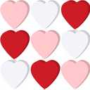 Kisston 360 Pcs Heart Cutouts Paper 3.9 Inch Valentine Cut Outs Bulletin Board Decorations Pink Red Heart Shaped Die Cuts for DIY Classroom Love and Peace School Craft Projects(Fresh Colors)