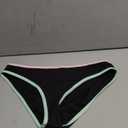 Jessica Simpson Womens Ribbed Hipster Swim Bottom Separates (Small, Black)