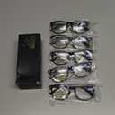 CCVOO 5 pack Reading Glasses for Women/Men, Bifocal, Progressive, Readers for Women/Men, Eye glasses, Blue Light Glasses +4.0
