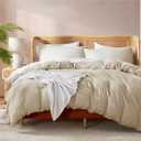 Bed Cover Set of 2, 80" x 22", Cream Color
